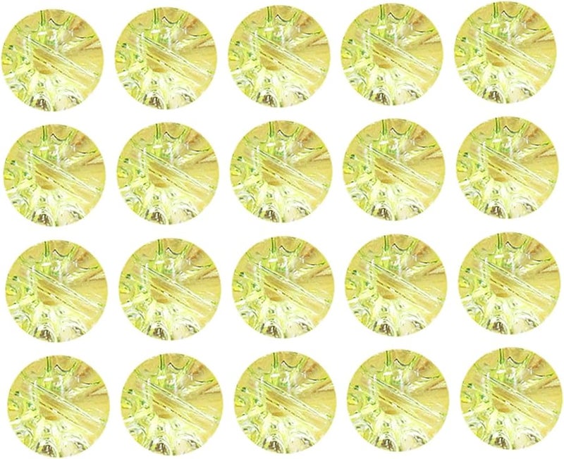 Light Yellow Crystal Sewing Buttons 50pcs For DIY Clothes Sweaters Coats Jackets - Image 1
